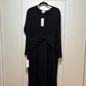 Never Fully Dressed Black, dressy floor length dress. Sz 16
